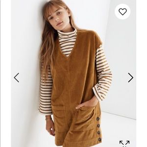 MADEWELL corduroy shift dress